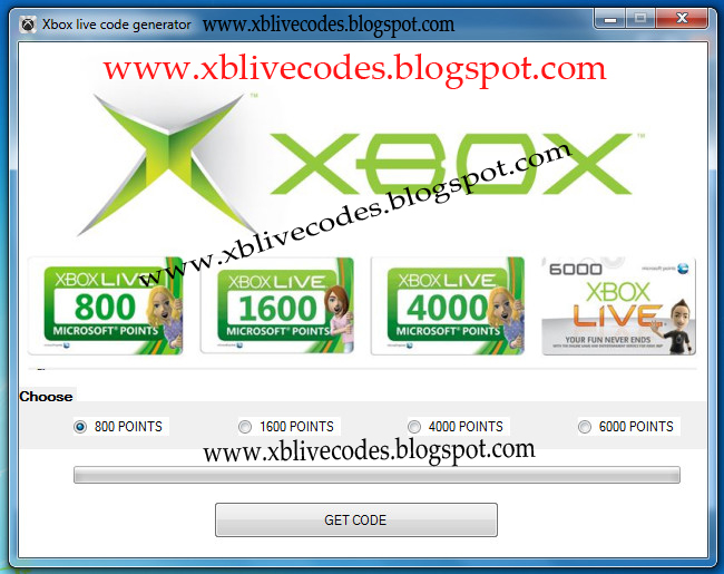Xbox Microsoft Points Code Generator Free Download
